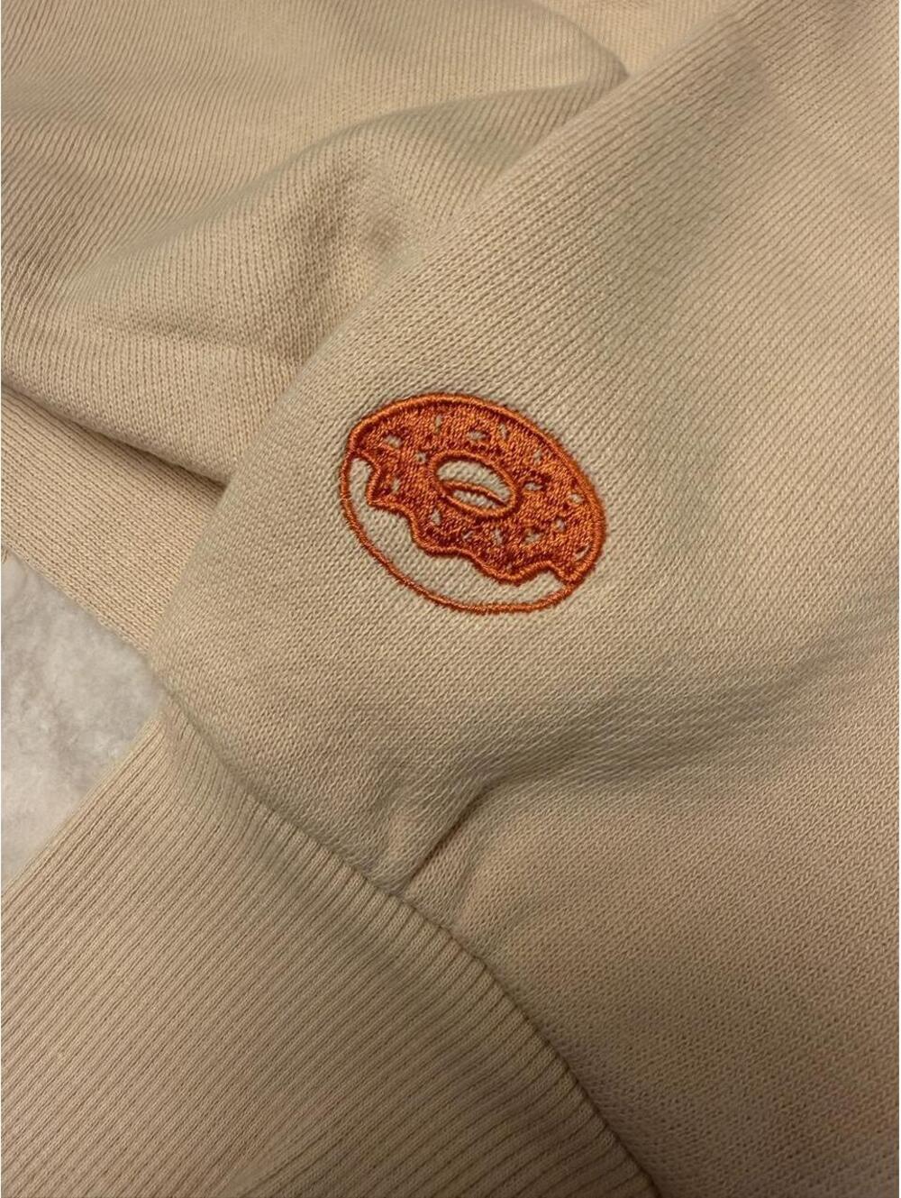 PARKE x Dunkin Varsity Mockneck Sweatshirt Latte Size Large NWT - Picture 6 of 6